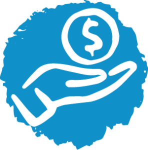 icon of hand holding money
